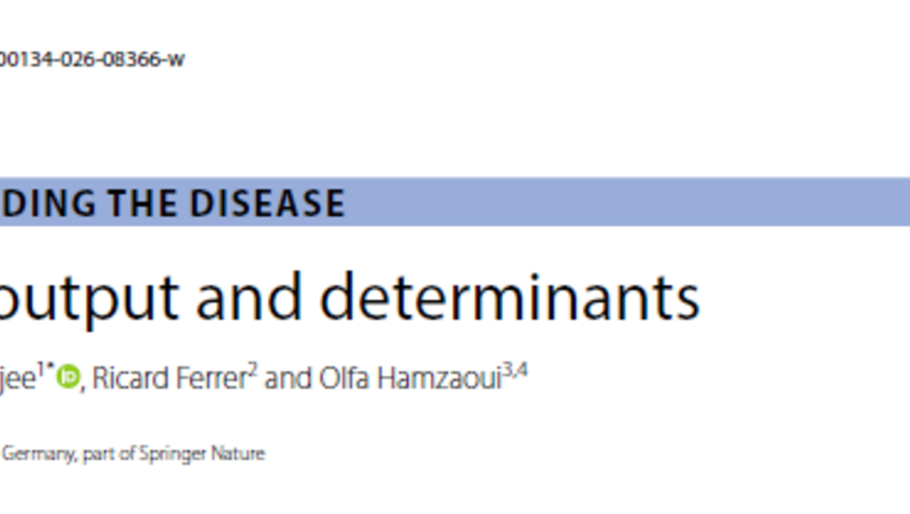 Cardiac output and determinants
