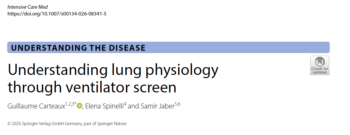 Understanding lung physiology through ventilator screen